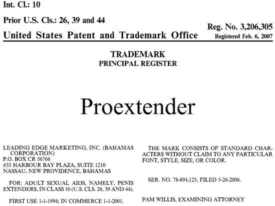 ProExtender商标