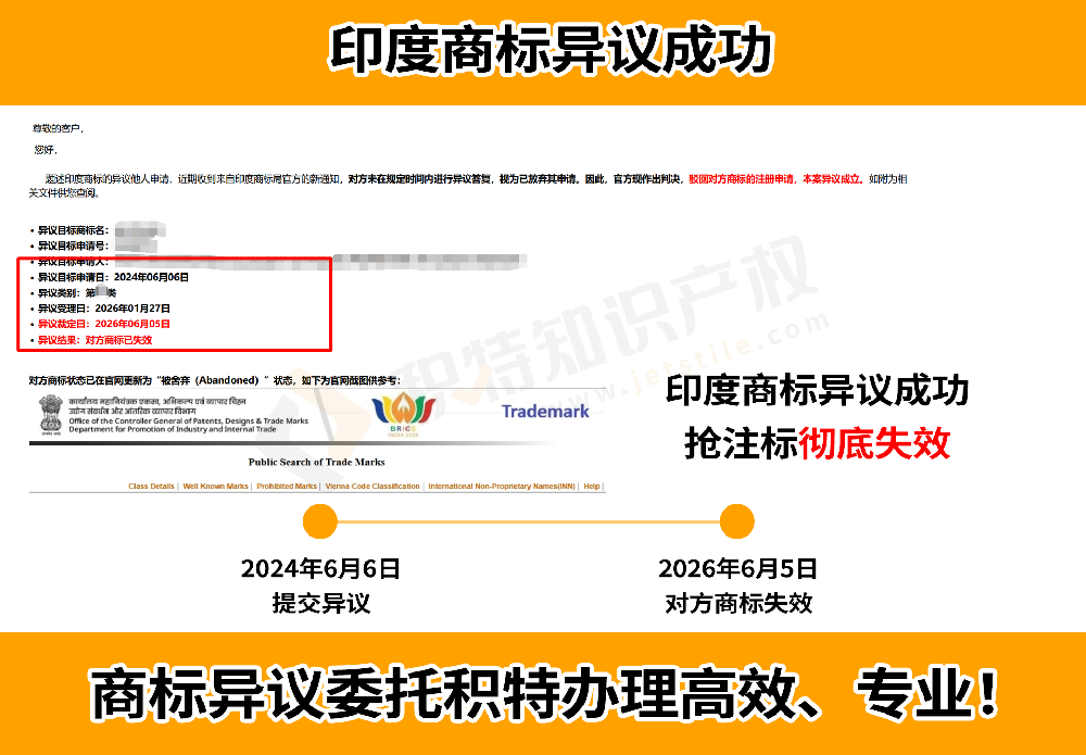 印度商标异议申请攻略：时间节点、发起条件与注意事项