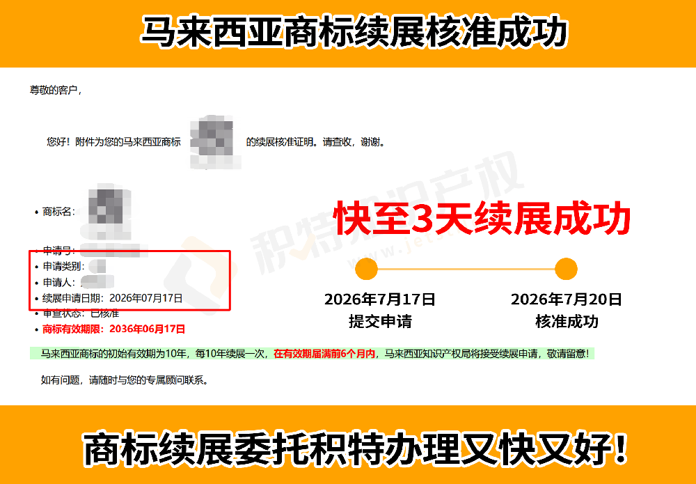马来西亚商标到期怎么续展？2026最新马来西亚商标续展指南