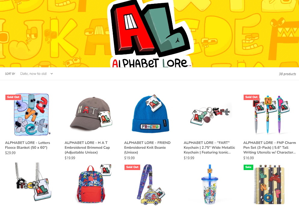 AGDG律所代理网红动漫IP：ALPHABET LORE字母传说发起商标+版权维权 案件号：26-cv-01578