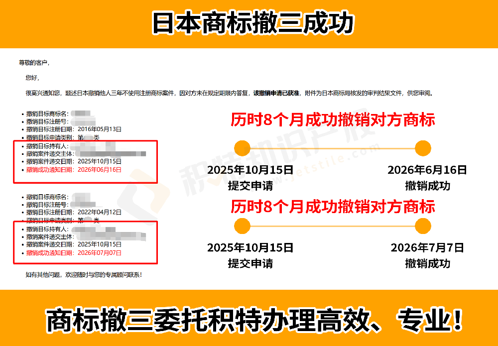 日本商标被抢注怎么办？日本商标撤三申请指南：申请条件与流程详解